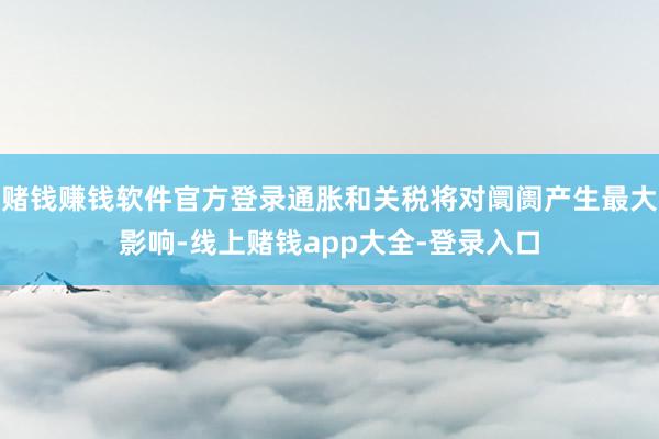 赌钱赚钱软件官方登录通胀和关税将对阛阓产生最大影响-线上赌钱app大全-登录入口